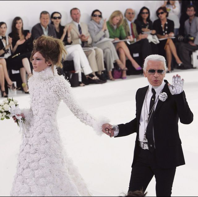chanel, haute couture fall winter 2006 fashion show in paris, france on july 07, 2005