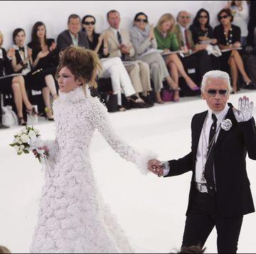 chanel, haute couture fall winter 2006 fashion show in paris, france on july 07, 2005
