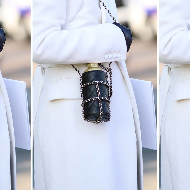 Wearing two belts at once is this season's unexpected trend