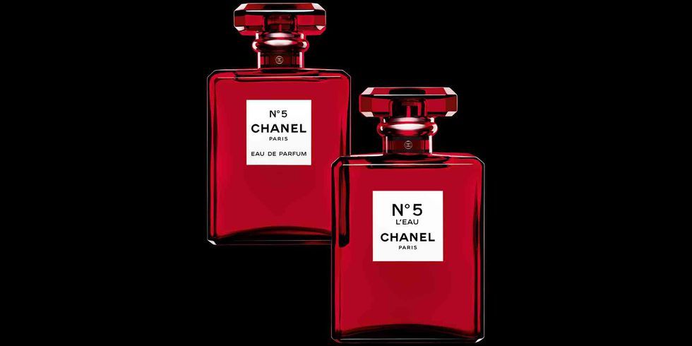 Chanel No. 5 red bottle - Christmas