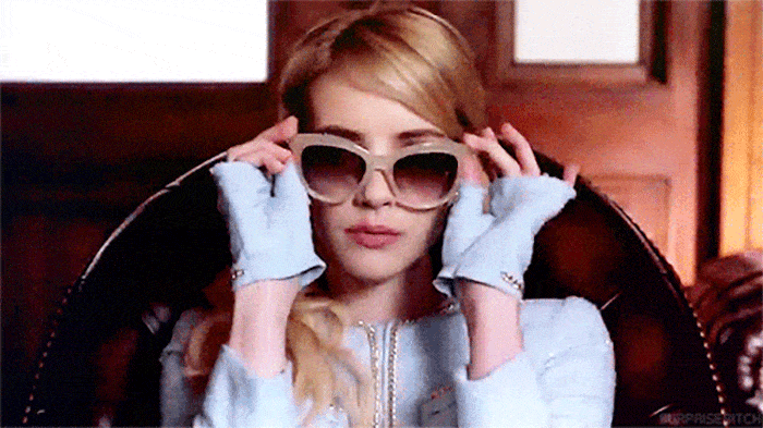 American Horror Story' and 'Scream Queens' Crossover - Emma Roberts Spotted  as Chanel Oberlin on AHS Set