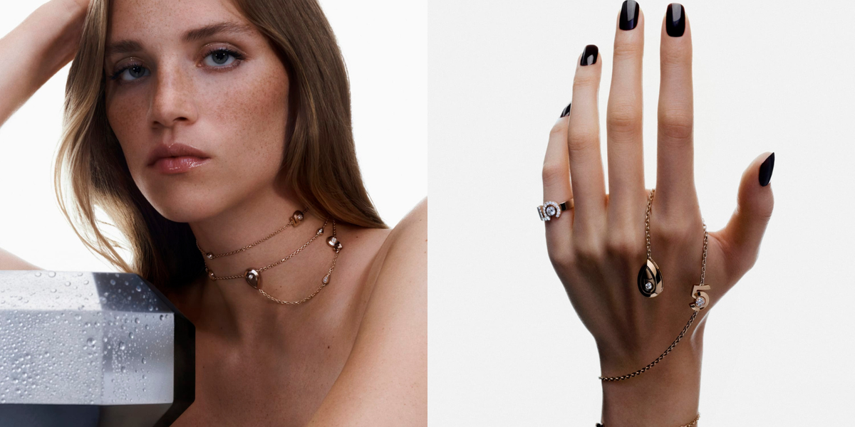 メガネが光る【CHANEL】ロングネックレス org.jpg