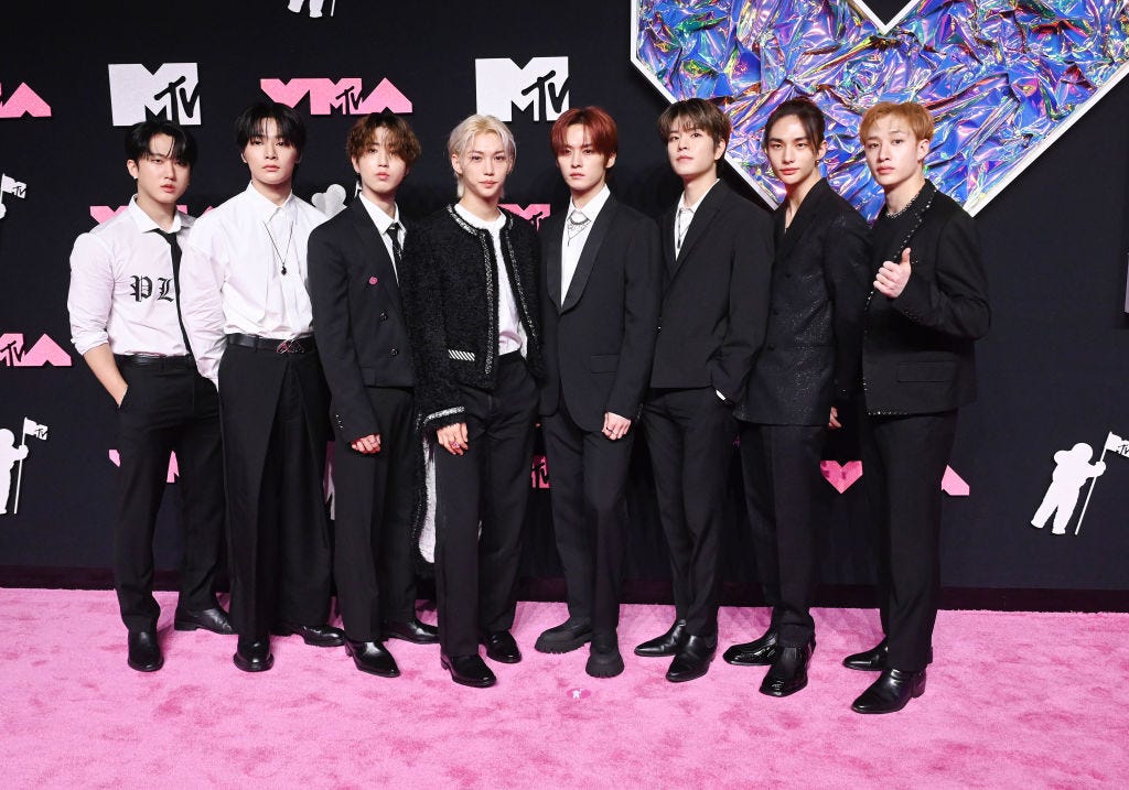 See Stray Kids Arriving at the MTV VMAs 2023