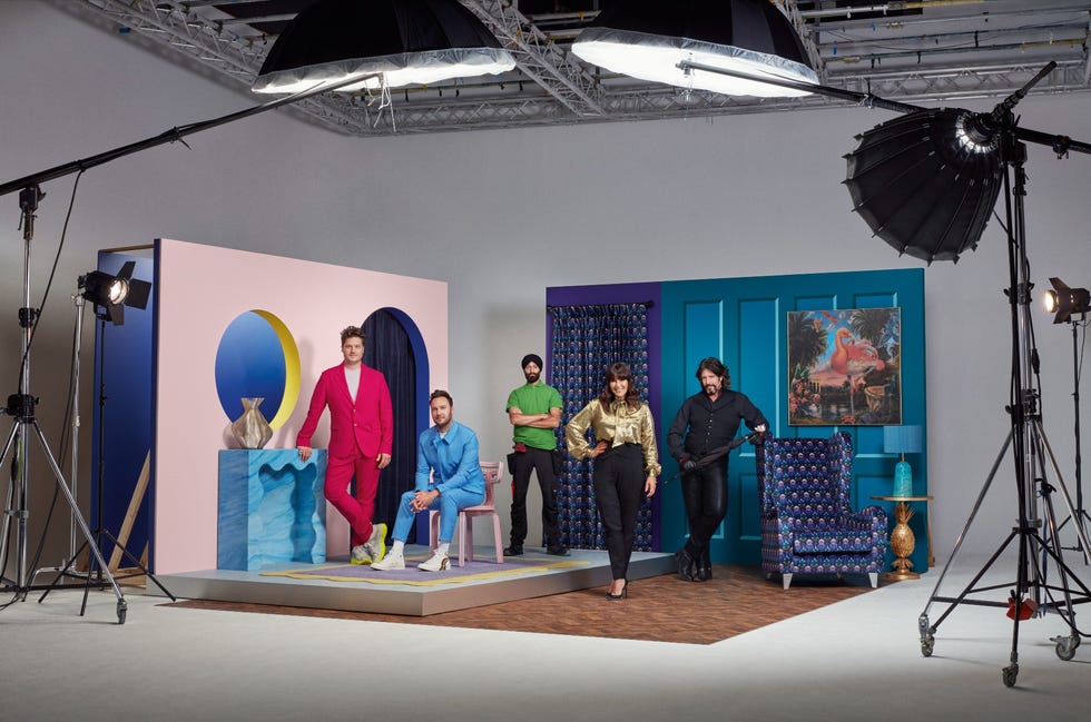 laurence llewlyn bowen and anna richardson on changing rooms