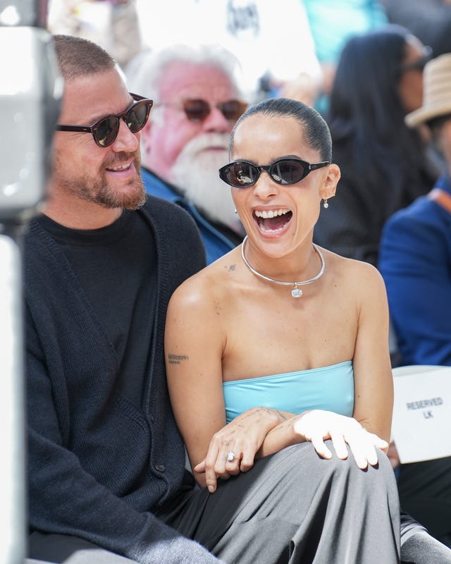 Zoë Kravitz and Channing Tatum Attend Lenny's Walk of Fame Ceremony