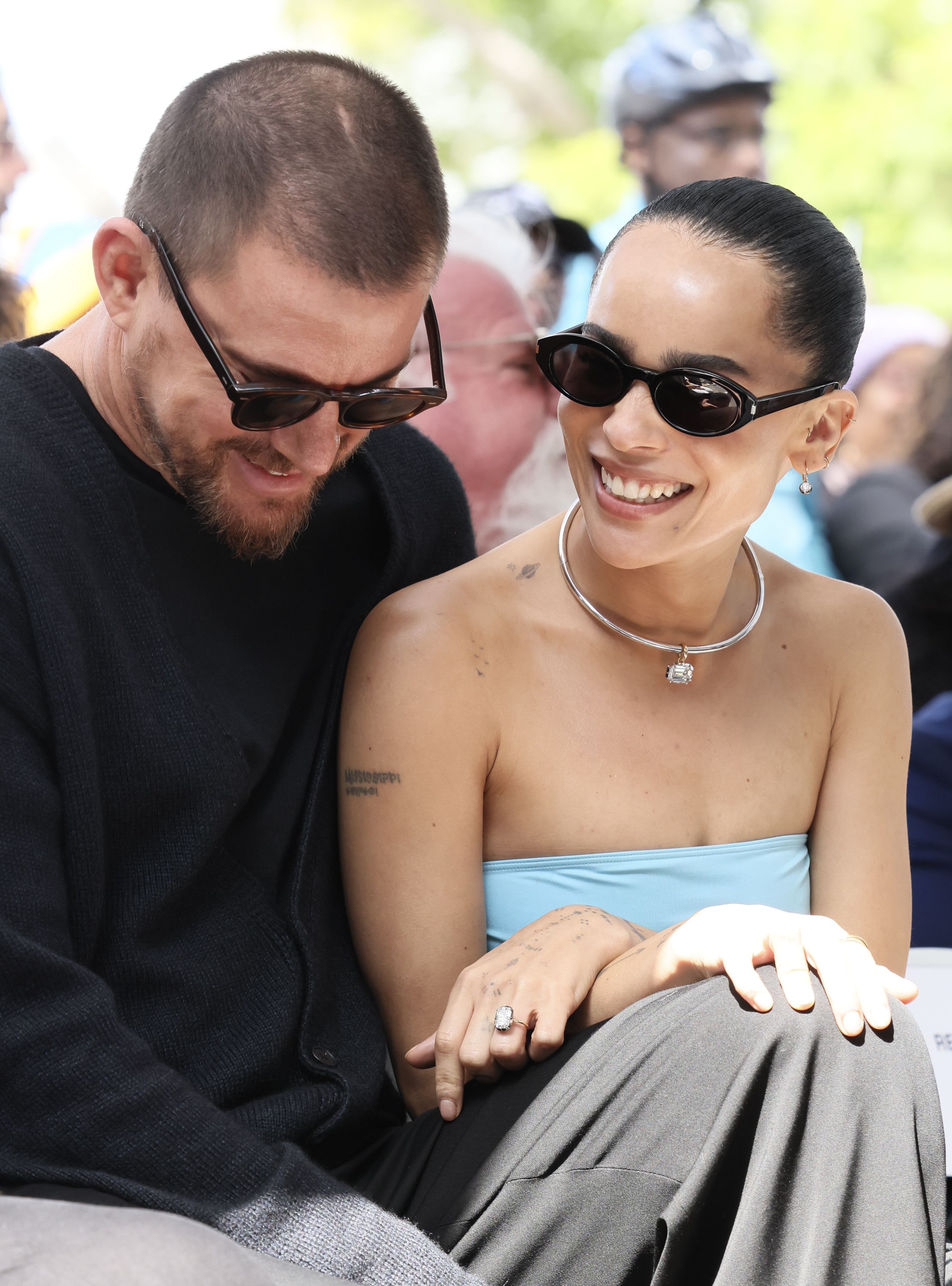 Zoë Kravitz And Channing Tatum Attend Lenny's Walk Of Fame Ceremony