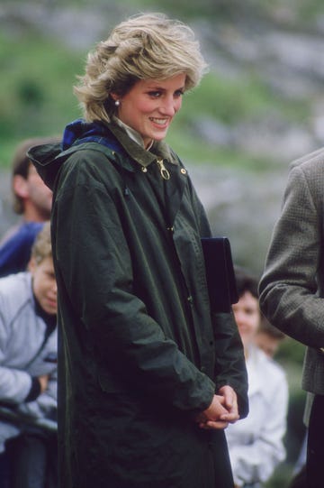 chaqueta barbour lady di