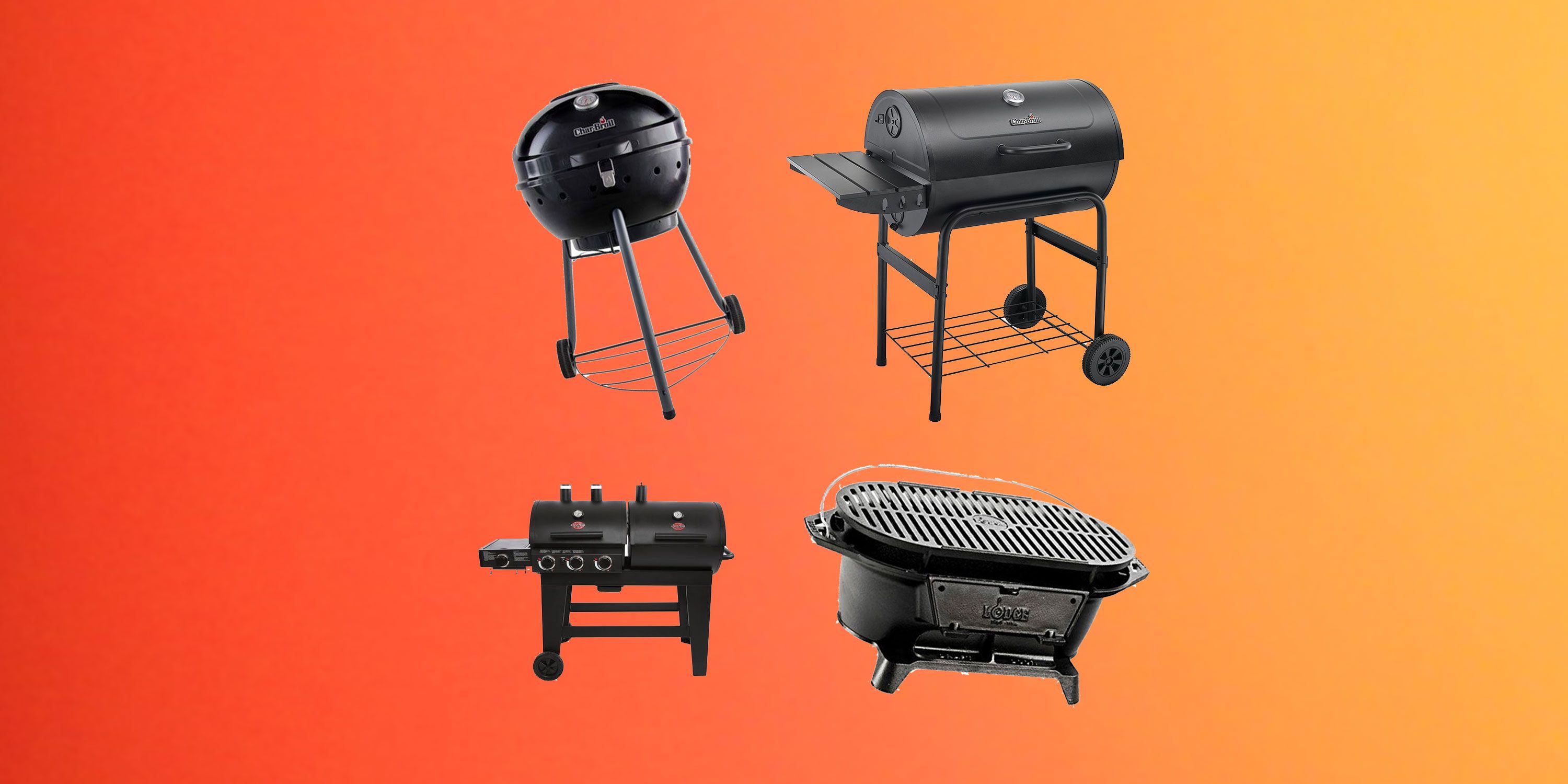 Pit Stop, Portable Charcoal Grill Red