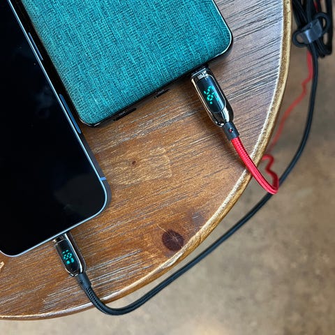 charging cables with display