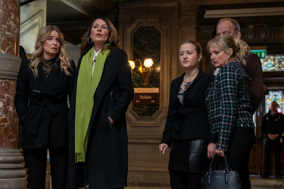 Charity, Chas, Amelia, Nicola, Emmerdale charity, chas, amelia, nicola, emmerdale