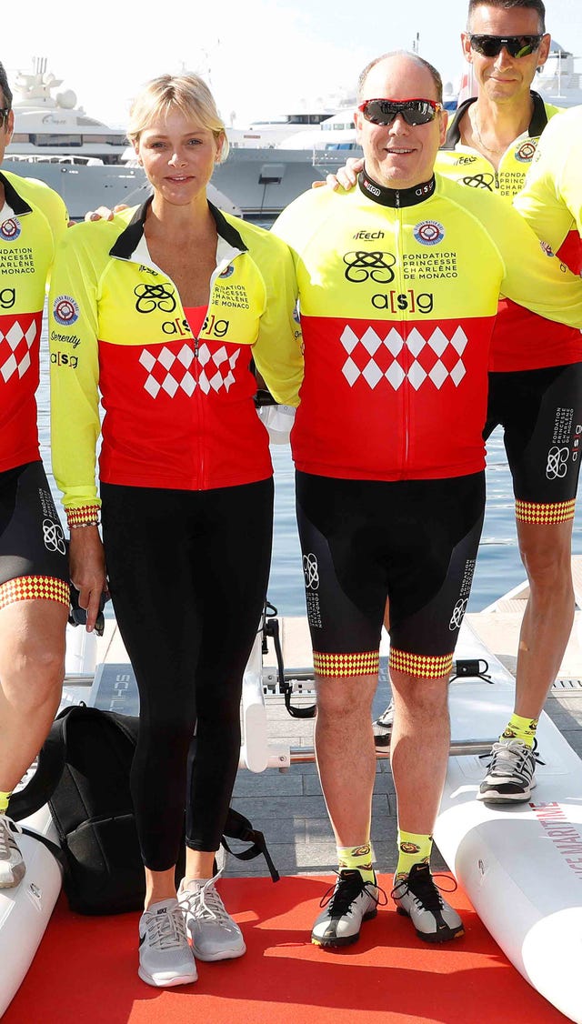 Charlene de Mónaco, carrera benéfica en bici