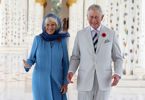 Charles and ​Camilla visit the Grand Mosque on the first day of a Royal tour of the United Arab Emirates in 2016.