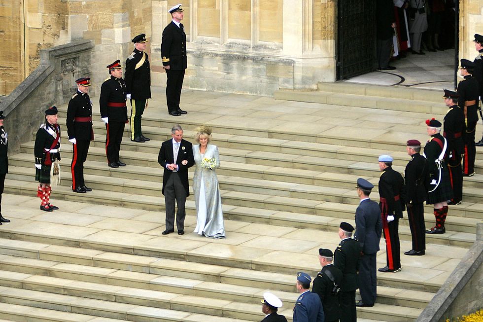 Prince Charles and Camilla's wedding at St George's Chapel