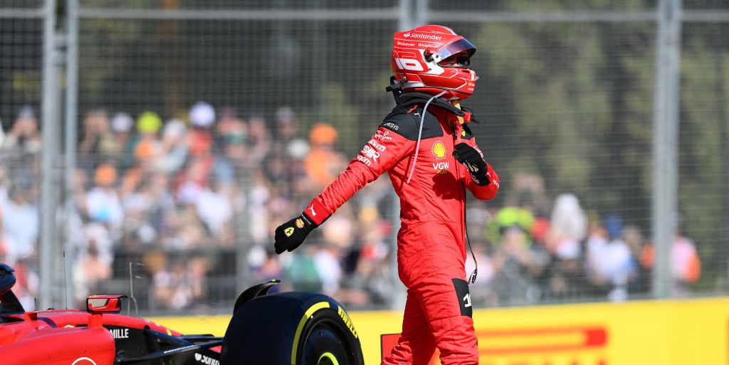 Charles Leclerc siente el nuevo Ferrari “más sano” que el de 2023