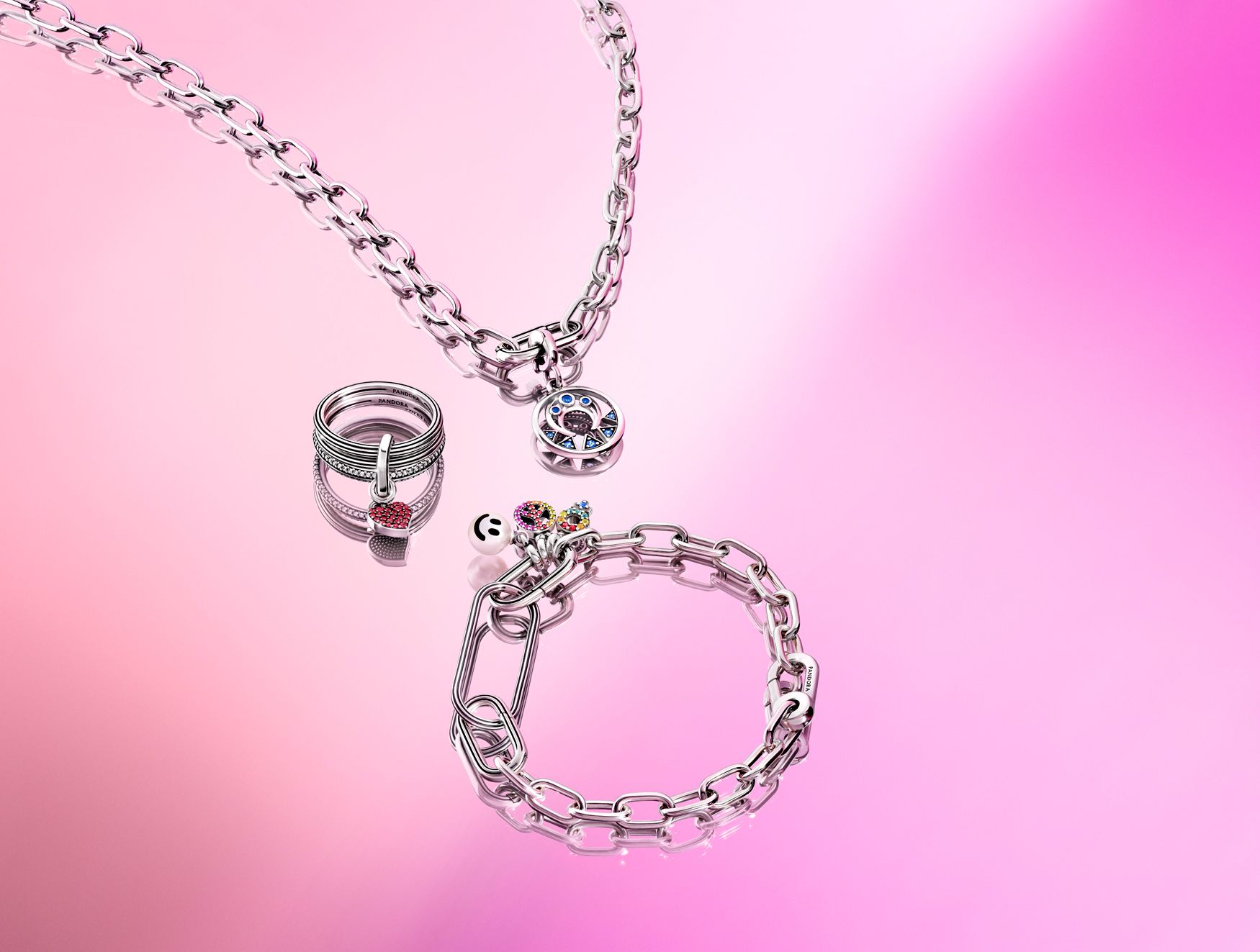 Pandora - Fill up the Pandora Me bracelet with your favourites and space  them out with the new Pink Spacer Charm 💗 Shop here:  go.pandora.net/3enowFl Selected stores now open, find your nearest