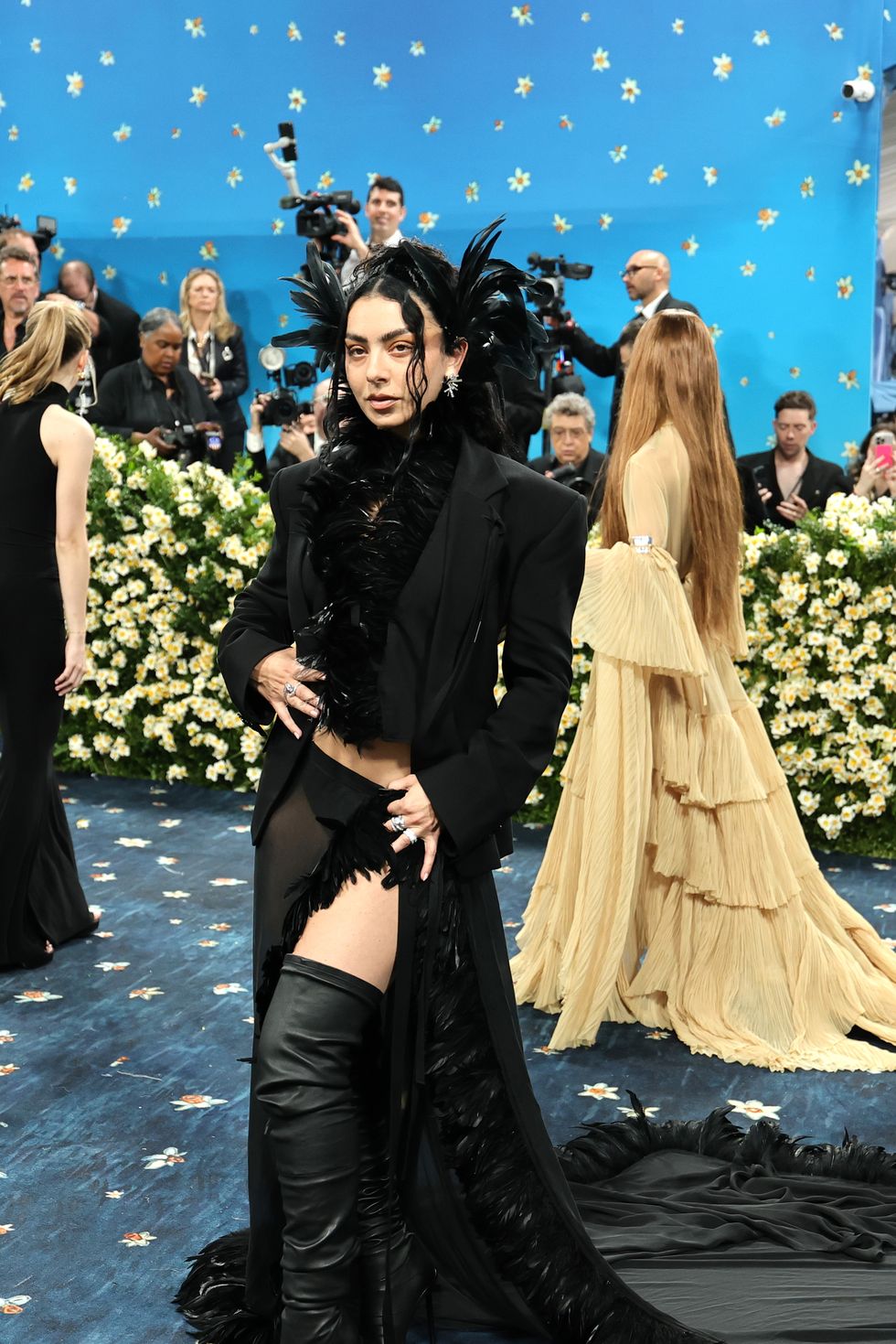 the 2025 met gala celebrating "superfine: tailoring black style" arrivals