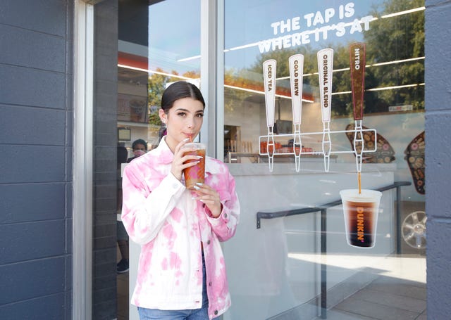 dunkin charli damelio