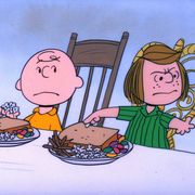 a charlie brown thanksgiving   the walt disney television via getty images television network will celebrate the start of the holiday season with the classic special, a charlie brown thanksgiving, monday, november 20 800 830  830 900 pm, et, on the disney general entertainment content via getty images television network in the 1973 special a charlie brown thanksgiving, charlie brown wants to do something special for the gang however the dinner he arranges is a disaster when caterers snoopy and woodstock prepare toast and popcorn as the main dish humiliated, it will take all of marcies persuasive powers to salvage the holiday for charlie brown  photo by abc photo archivesdisney general entertainment content via getty images