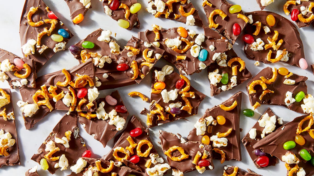 Video player poster image preview for If You Plan On Watching A Charlie Brown Thanksgiving, You Gotta Make This Chocolate Bark