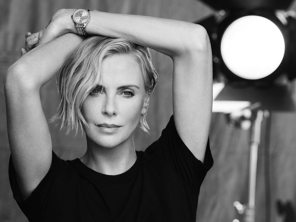 charlize theron for breitling
