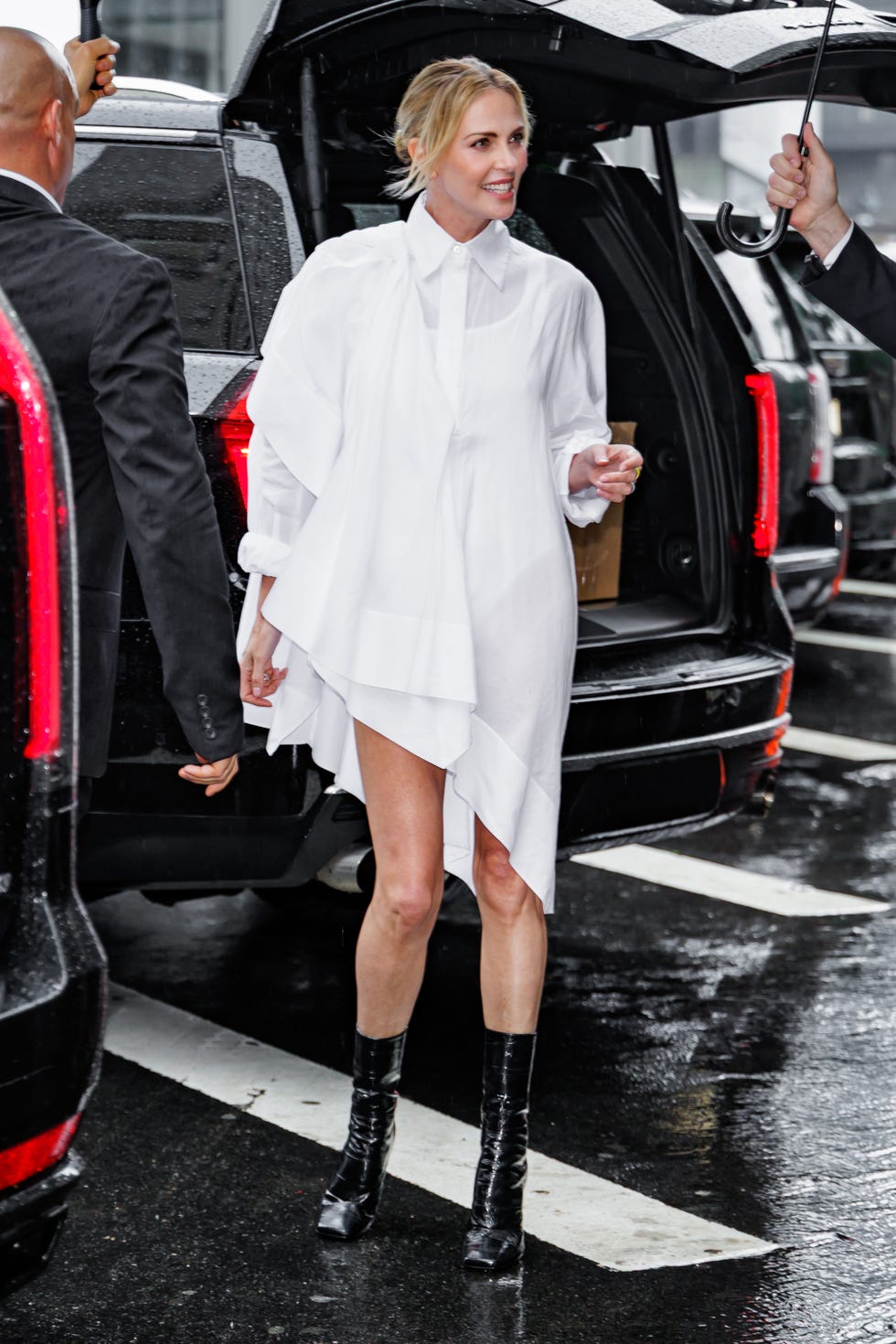 charlize theron stivaletti donna neri