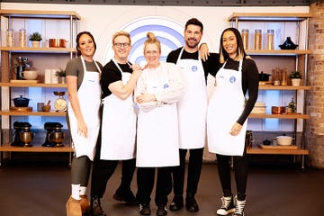 charlotte crosby, ian ‘h’ watkins, edith bowman, craig doyle and snoochie shy on masterchef