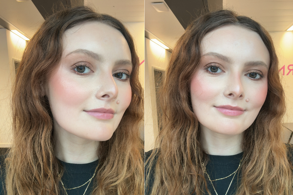 We had makeovers at 13 different beauty counters, and this is what they all  looked like