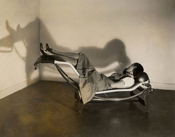 Charlotte Perriand on ‘Chaise Longue Basculante, B306’, which she designed with Le Corbusier and Pierre Jeanneret, c1928