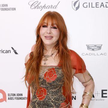 charlotte tilbury elton john aids foundation's 32nd annual academy awards viewing party arrivals