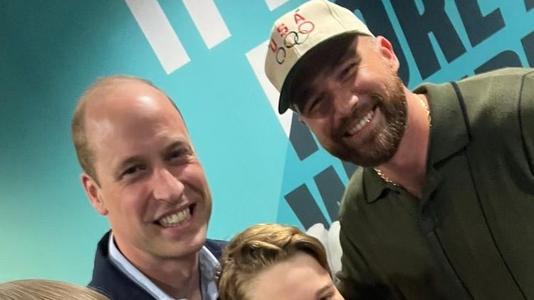 Taylor Swift Shares Pic With Travis Kelce, Prince William, and Royal Kids