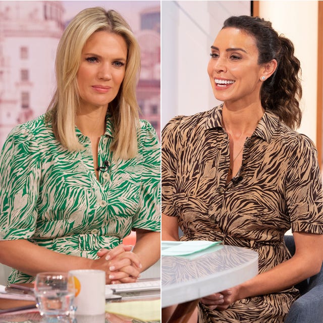 Charlotte Hawkins and Christine Lampard