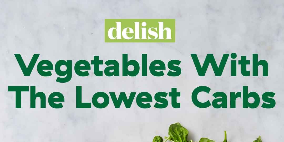 Lowest Carb Vegetables Visual Guide — Chart Of Lowest Carb Veggies