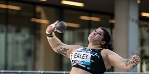 chase ealey gana el concurso de peso en la liga de diamante de bruselas 2023