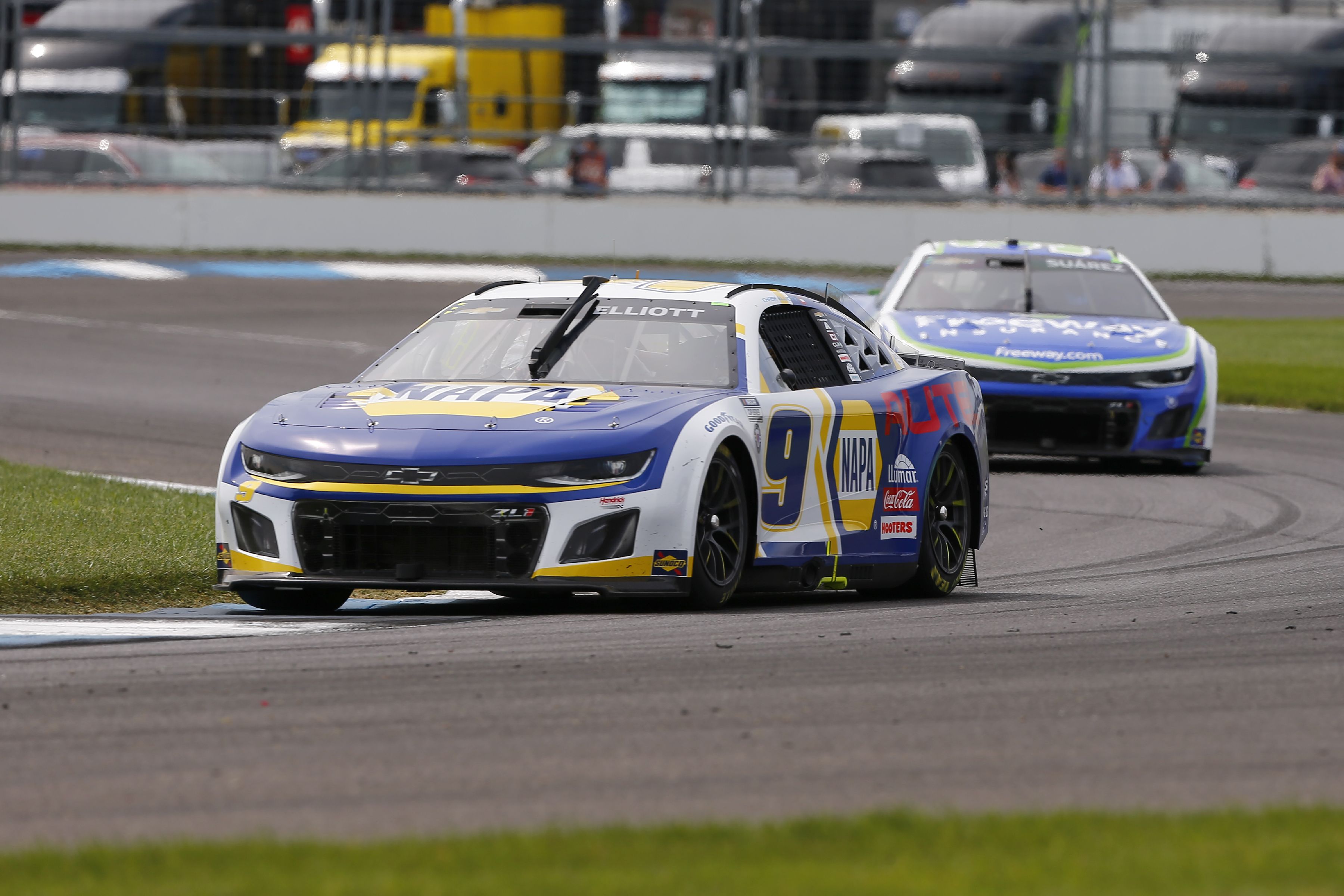 Chase Elliott Comes Up Just Short at Brickyard NASCAR Playoff