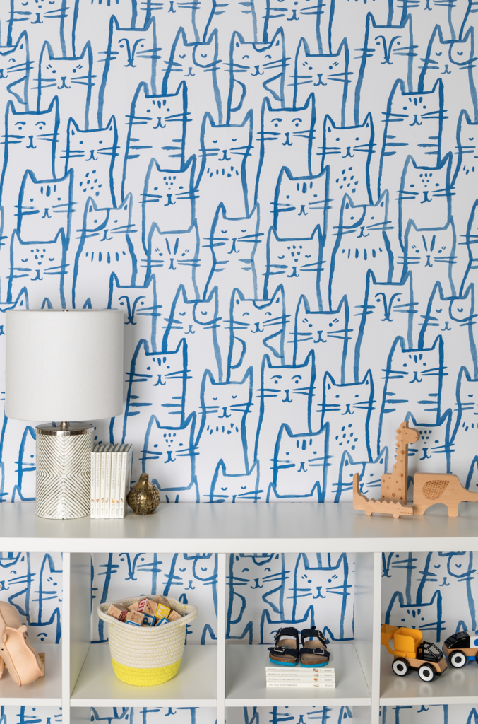 Silly Llamas Removable Wallpaper Modern Kids Room Decor Desert Anima