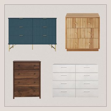 a group of drawers