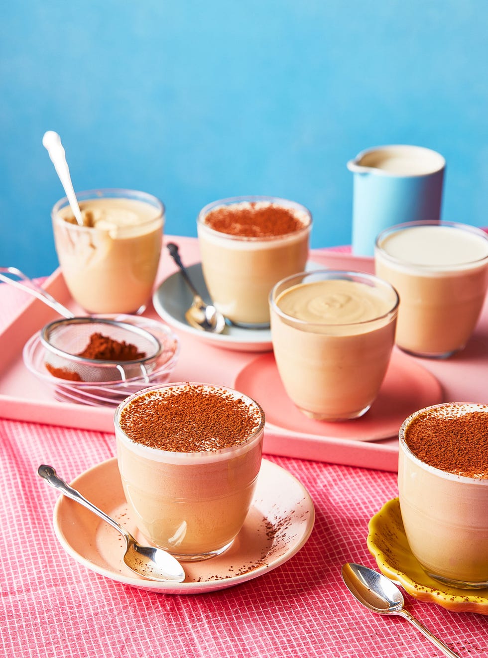 cheat's coffee mousses