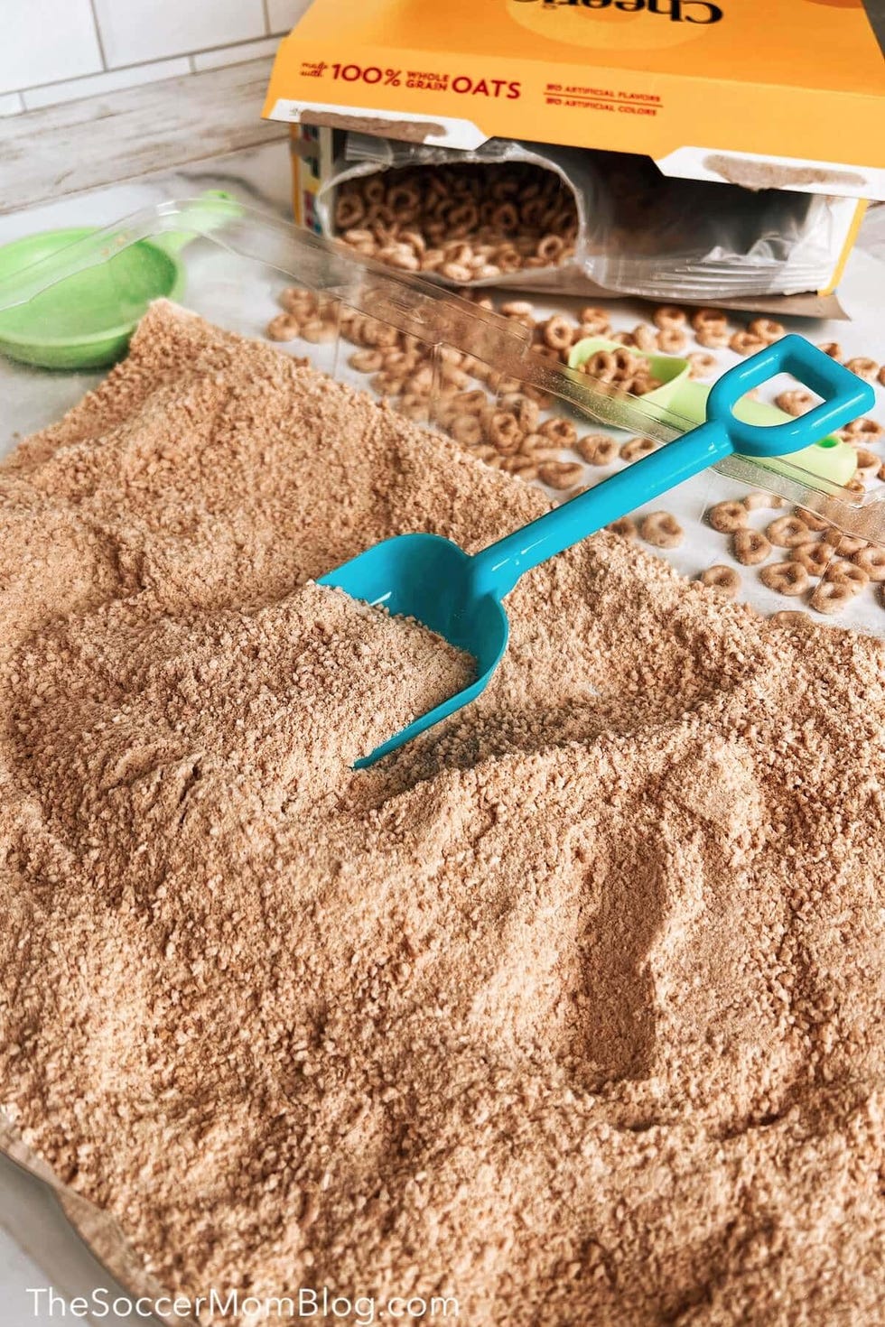 cheerios sand