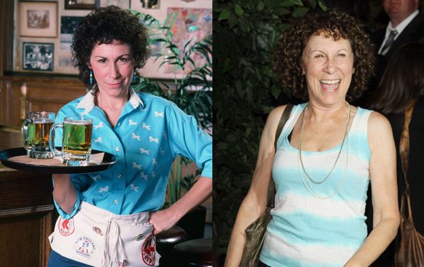 Where Are They Now: Cast of Cheers: Rhea Perlman played wisecracking waitress Carla Tortelli on Cheers. Perlman went on to appear in several TV movies and major motion pictures including Matilda in 1996, which also starred her famous husband Danny DeVito. She also wrote the children's book series Otto Undercover. (Left) Photo by NBC/NBCU Photo Bank via Getty Images. (Right) Photo by Michael Tran/FilmMagic.
