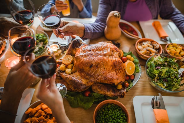 cheers to this great thanksgiving dinner