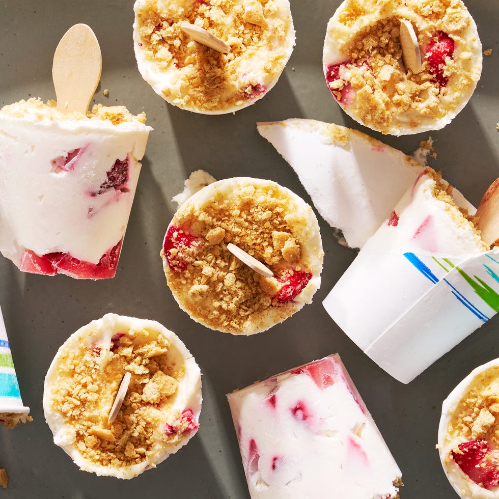 frozen cheesecake pops in dixie cups