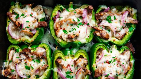 preview for These Cheesesteak-Stuffed Peppers Transform Your Favorite Sandwich Into a Low-Carb, Healthy Dinner!