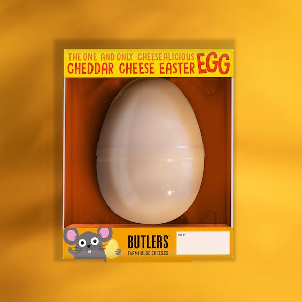 This solid cheese Easter egg might make self isolation a bit better