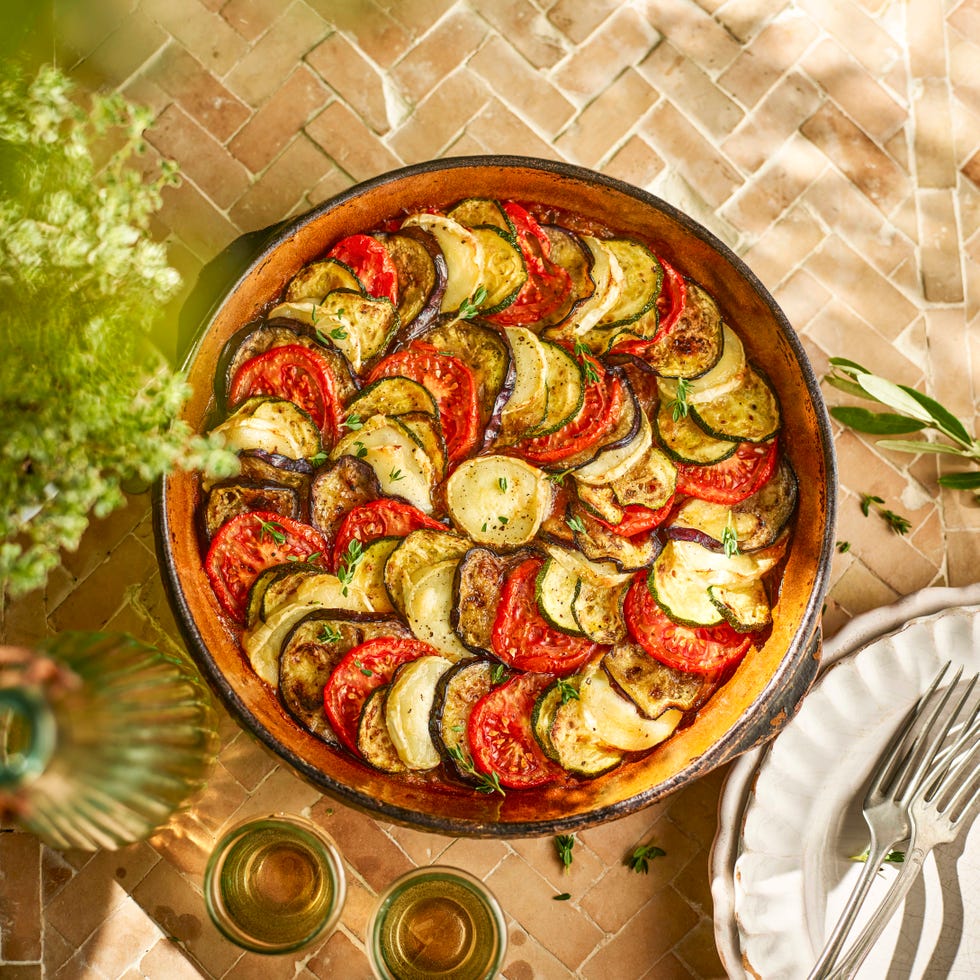 cheesy baked ratatouille