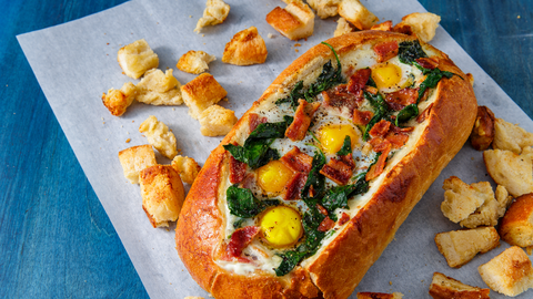preview for This Cheesy Breakfast Boat Will Make Waves at Your Next Brunch!