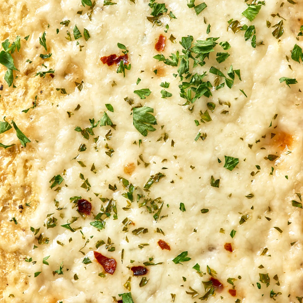 low carb cheesy bread made out of cauliflower