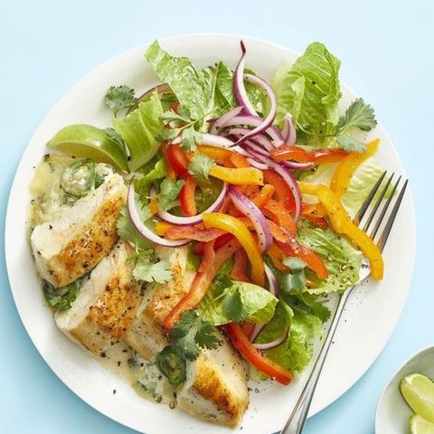 Dish, Food, Cuisine, Garden salad, Salad, Caesar salad, Ingredient, Vegetable, Produce, Vegetarian food, 