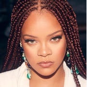 This is an image red box braids