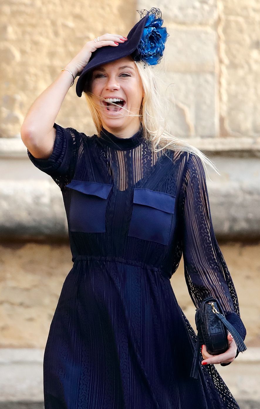 windsor, united kingdom october 12 embargoed for publication in uk newspapers until 24 hours after create date and time chelsy davy attends the wedding of princess eugenie of york and jack brooksbank at st georges chapel on october 12, 2018 in windsor, england photo by max mumbyindigogetty images
