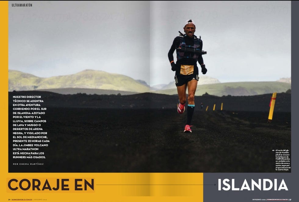 chema martinez en el volcan de islandia